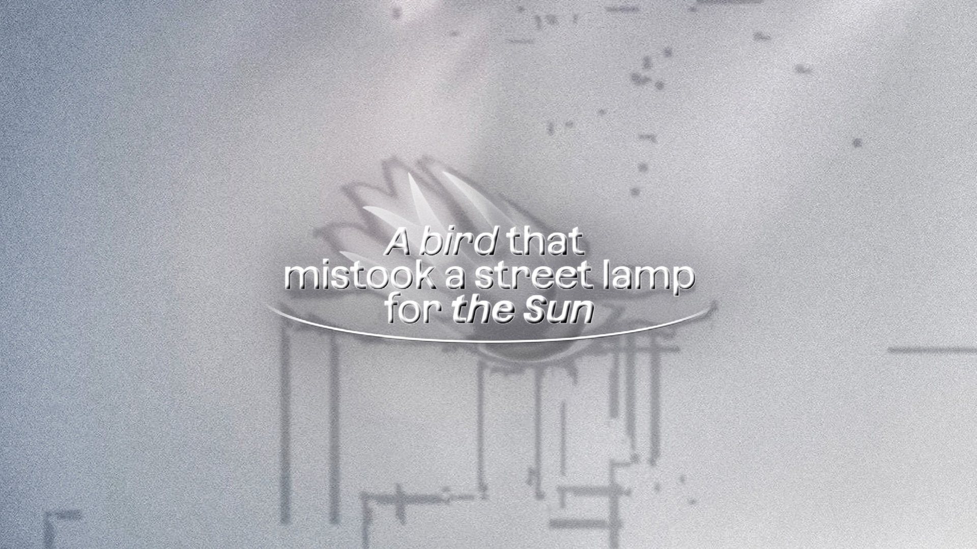 Title image for A Bird That Mistook a Street Lamp for the Sun.