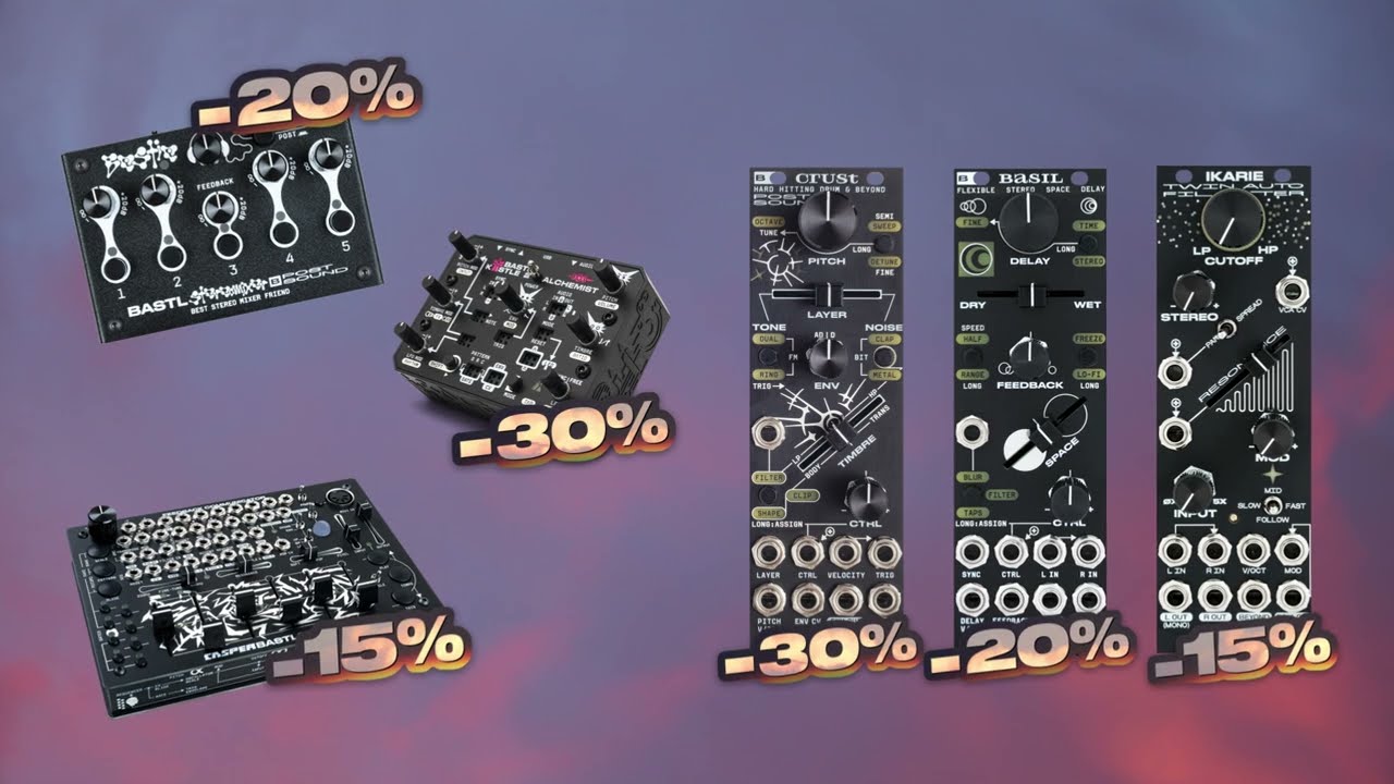 Still from Bastl summer sale video.